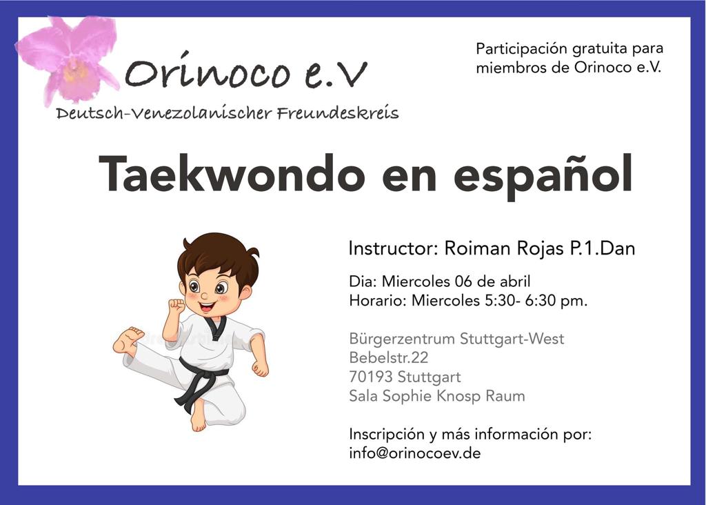 Orinoco tea kwon do
